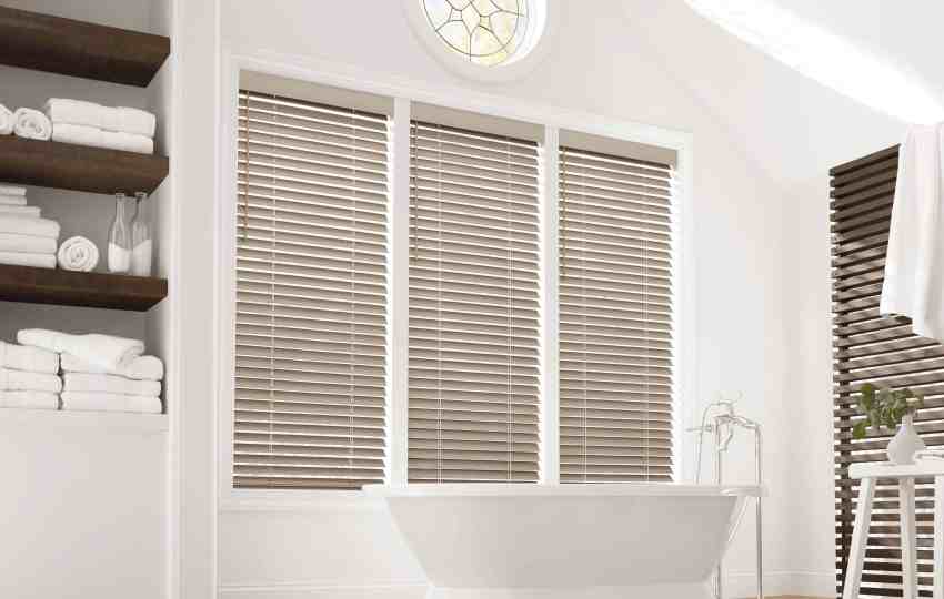 faux wood blinds